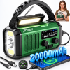 FRENZIS™ Radio Awaryjne Solarne na Korbkę — Działa Gdy Nie Ma Prądu