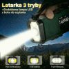 PRZENOŚNE RADIO AWARYJNE BUDOWLANE KUCHENNE SOLARNE NA KORBKĘ LATARKA POWERBANK SOS